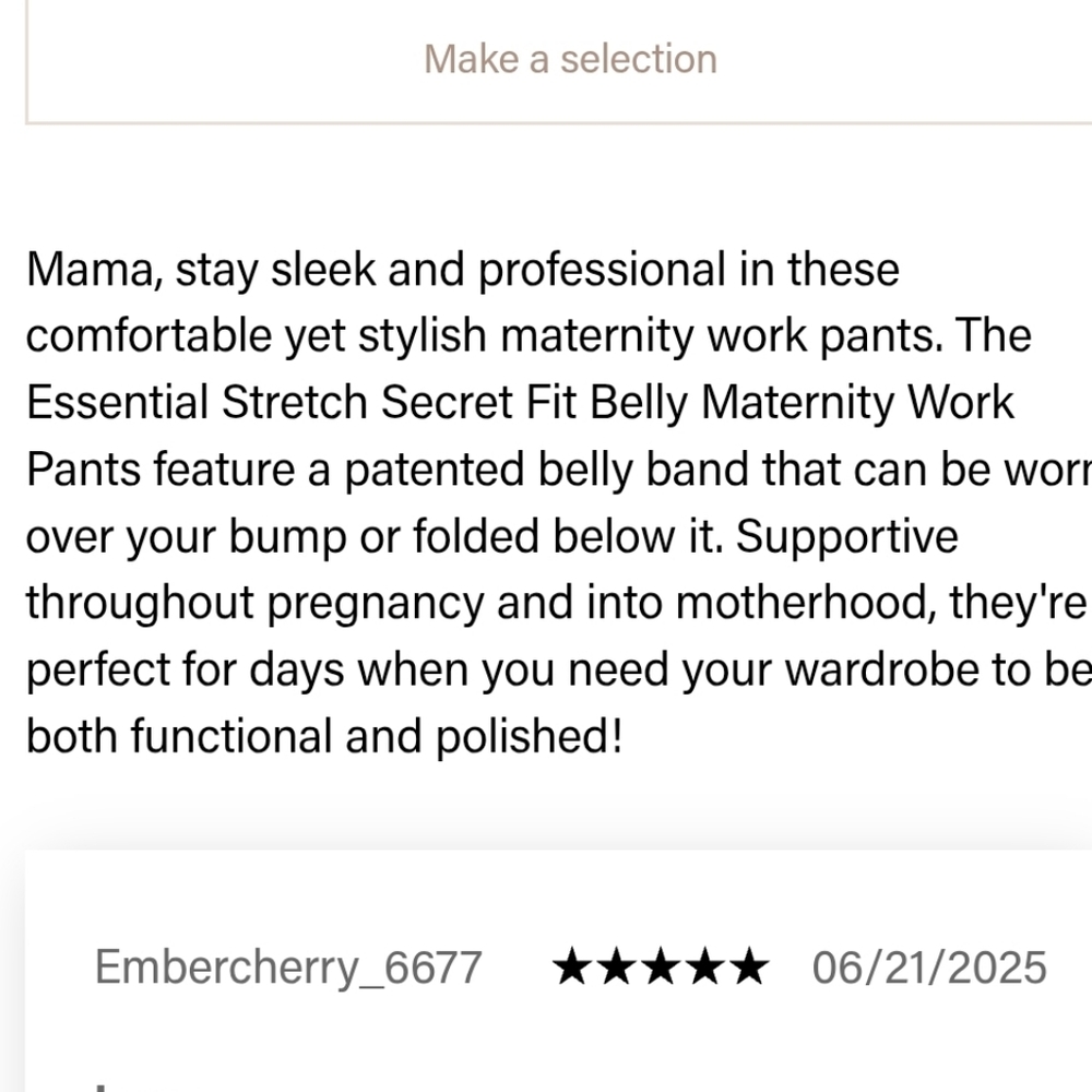 Motherhood Maternity Secret Belly Modern Gray Dress Pant Small - Picture 7 of 8